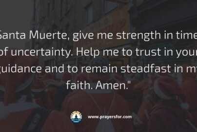 Santa Muerte Prayer
