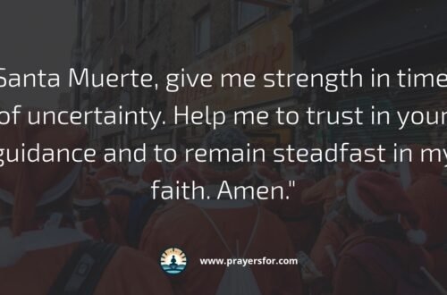 Santa Muerte Prayer
