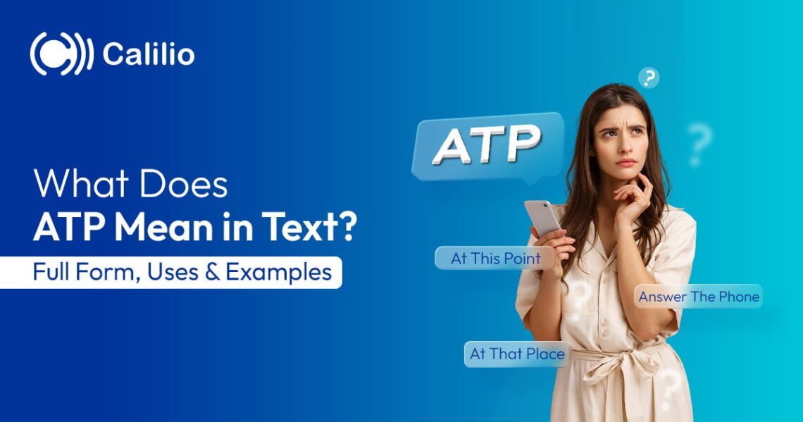 what does atp mean in text